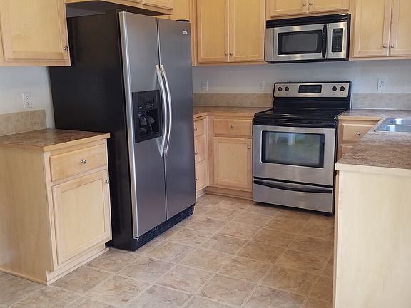 stainless steel appliances in kitchen