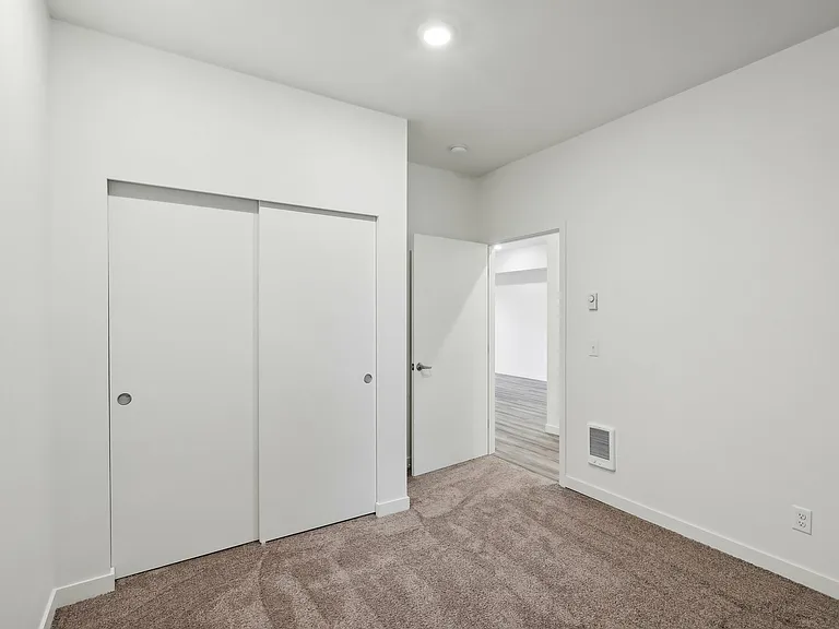 2 large bedrooms that are similar in size with cozy new carpet. 2 large bedrooms that are similar in size with cozy new carpet.