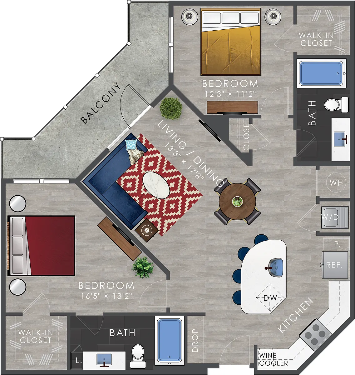 Floor plan B3