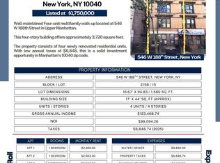 546 W 188th Street, New York, NY
