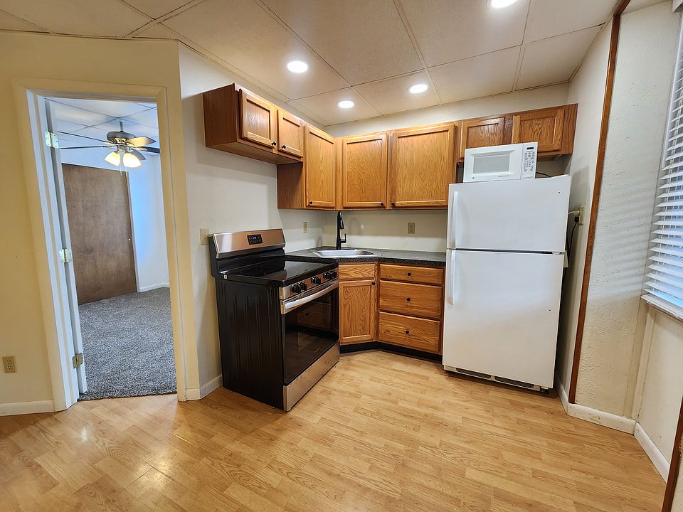 Kitchen open to living room