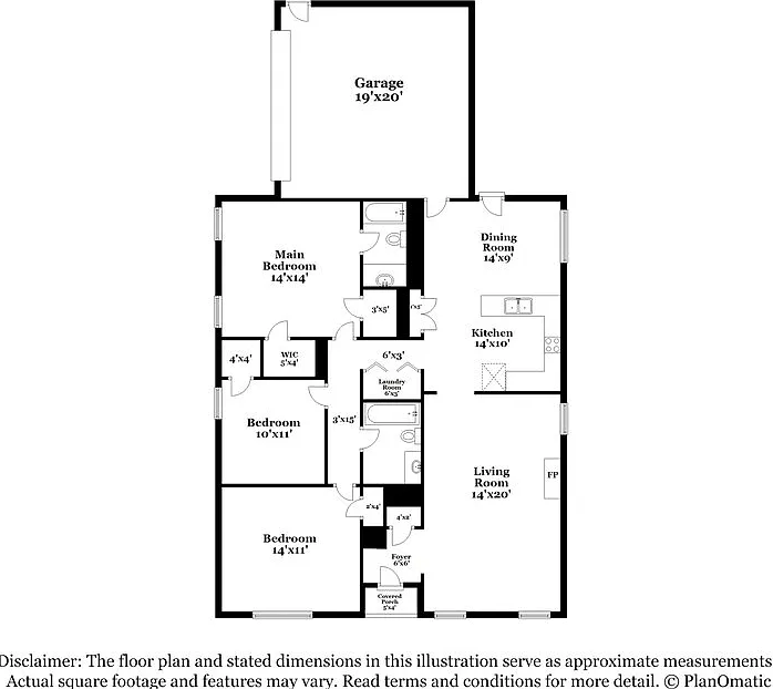 3 bed, 2.0 bath, 1420 sqft, $1,850 — Photo 2