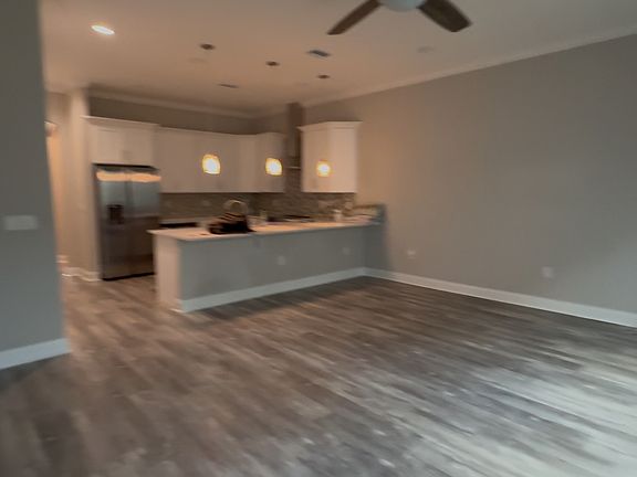 Living room and kitchen as you go in from the backdoor.