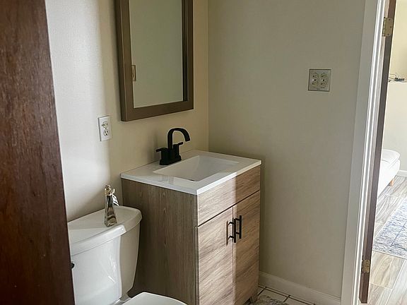 separate bathroom