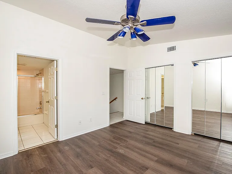Second bedroom with ensuite bathroom on third floor