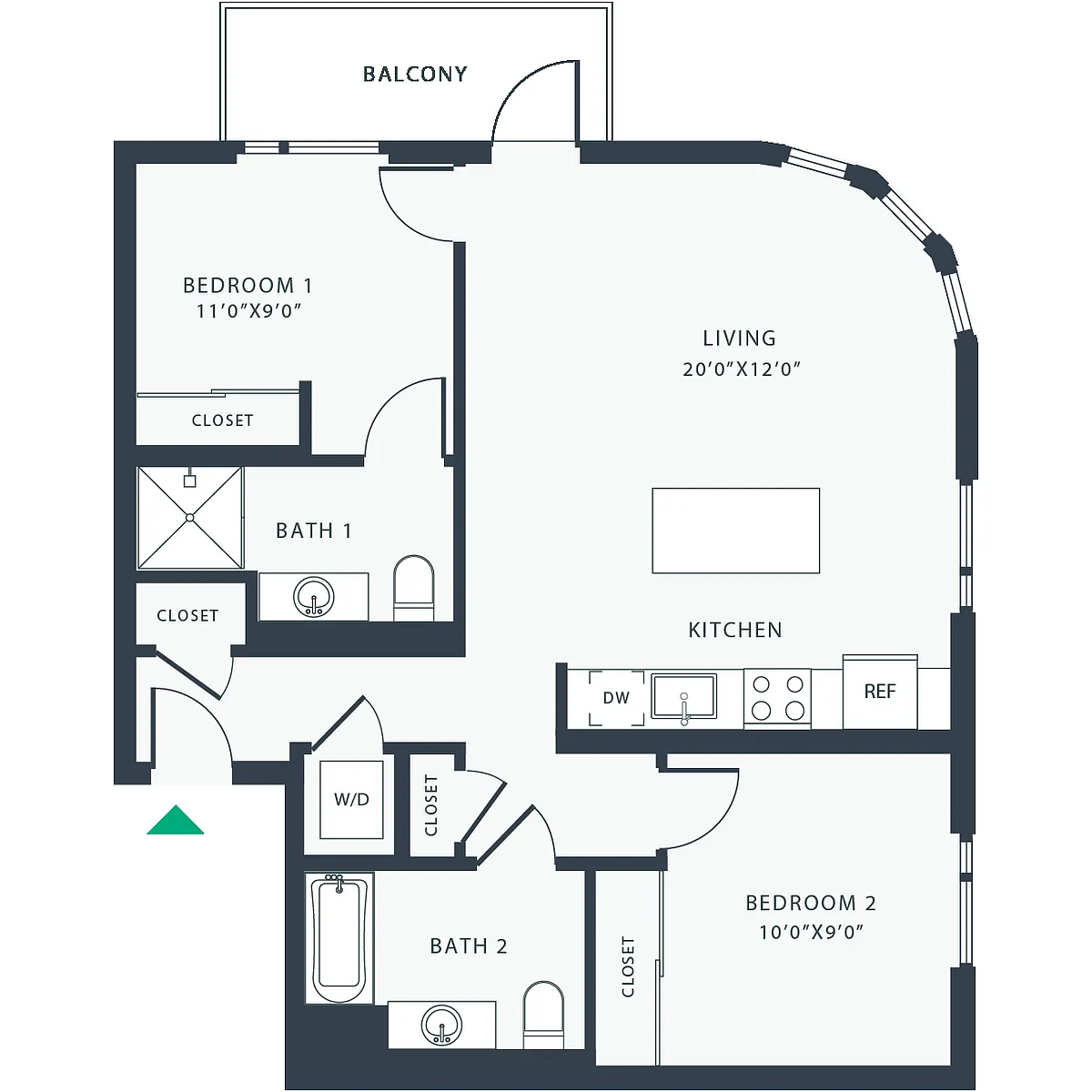 Floor plan B3