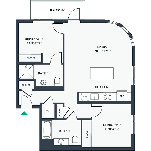 Floor plan B3