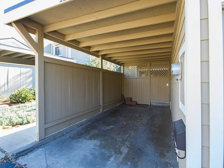 carport and and garage (on the right)