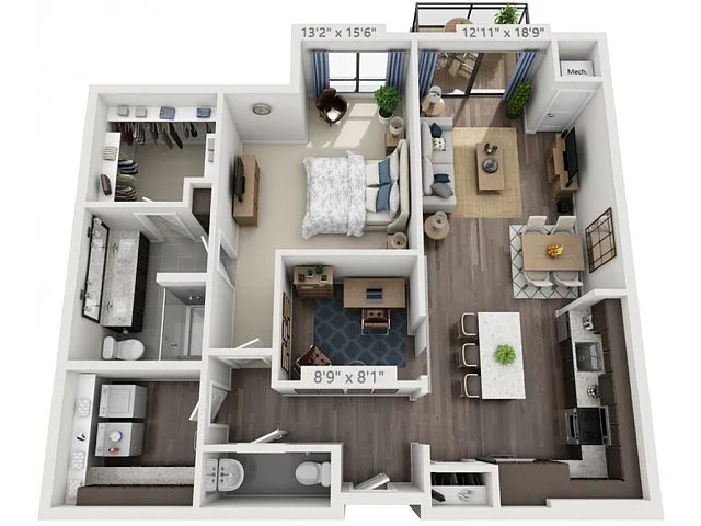 Floor plan B8