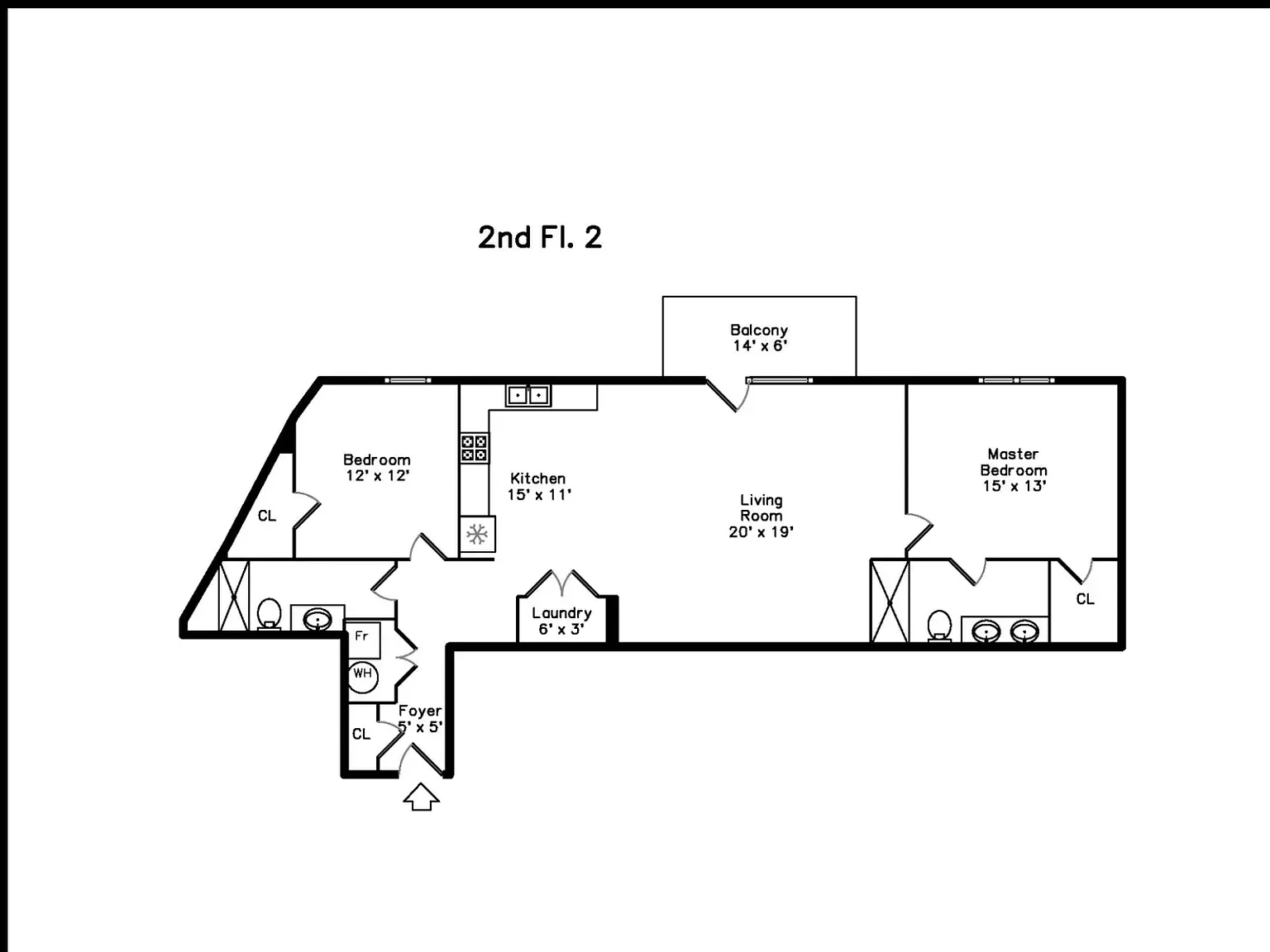 2 bed, 1200 sqft, $3,000 — Photo 3