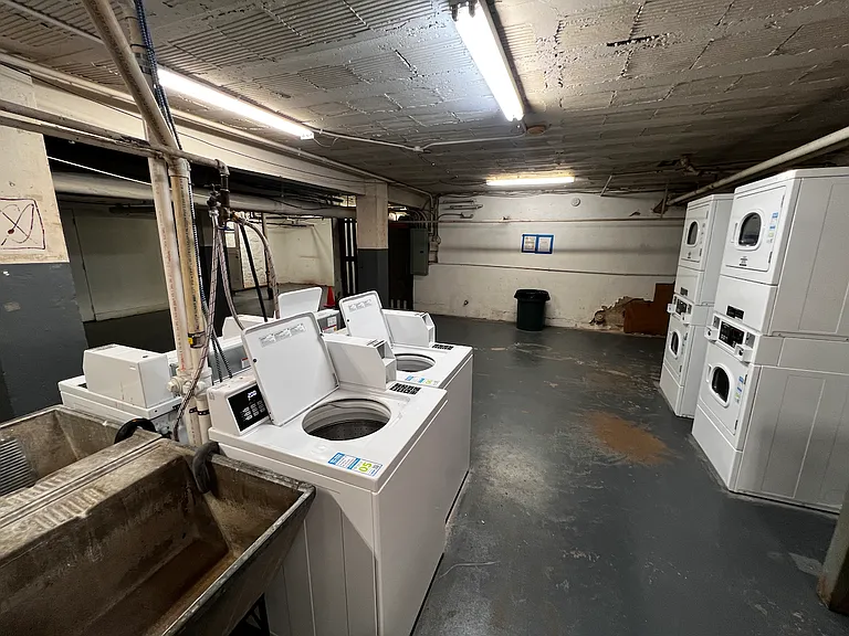 Laundry room in basement.