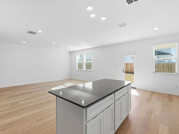 Kitchen Open to Gathering Space