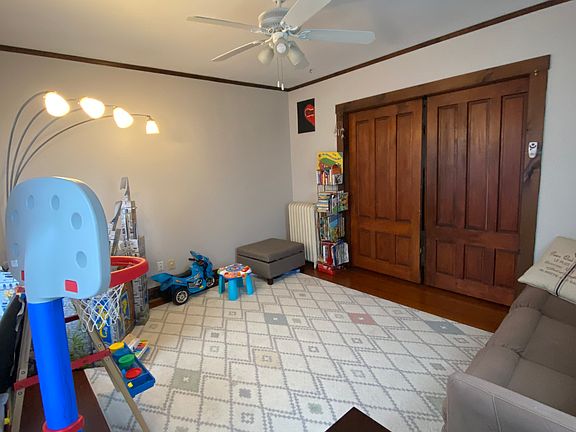 Pocket doors separating front living room or 3rd bedroom option.