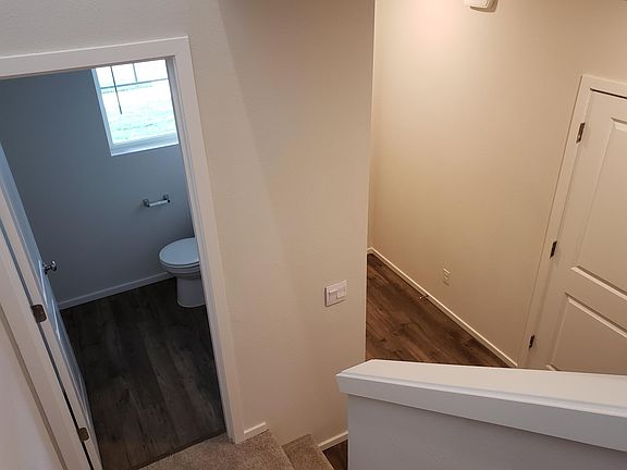 entrance way, down stairs half bath.