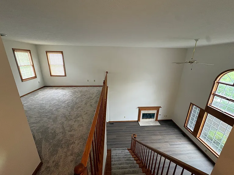 Front room and loft area