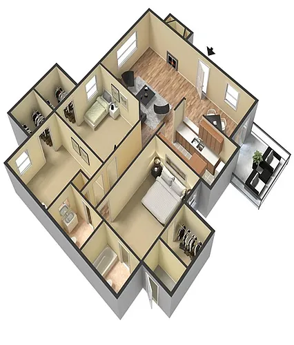 Floor plan Plan C