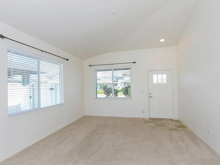 Front entrance to living room