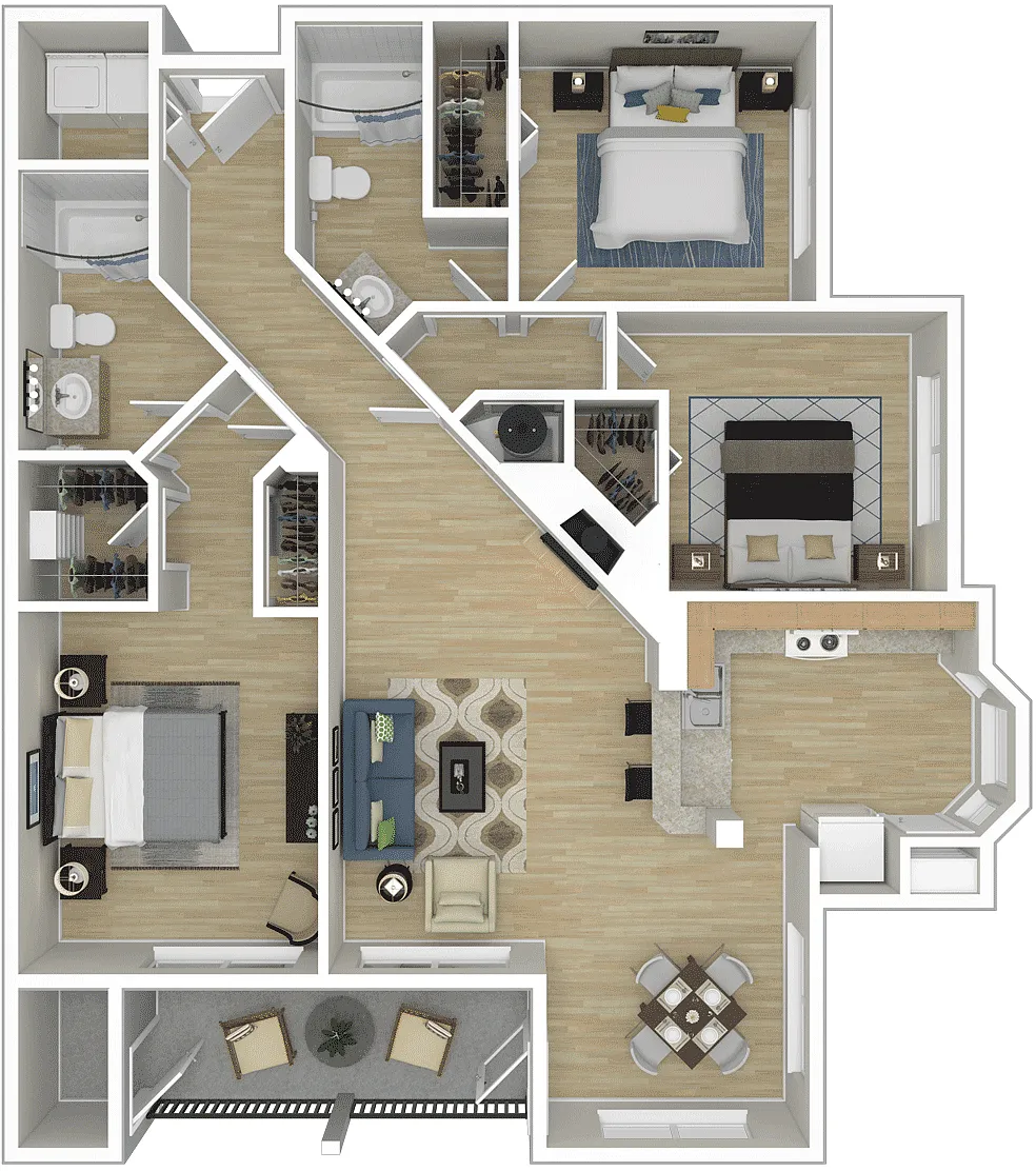 Floor plan C2R - Lexington