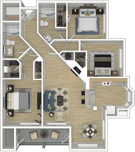 Floor plan C2R - Lexington