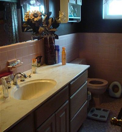 1 1/2 baths...very large full bath