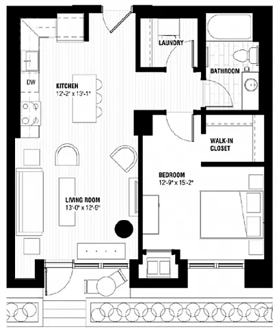 Floor plan San Antonio - 1D