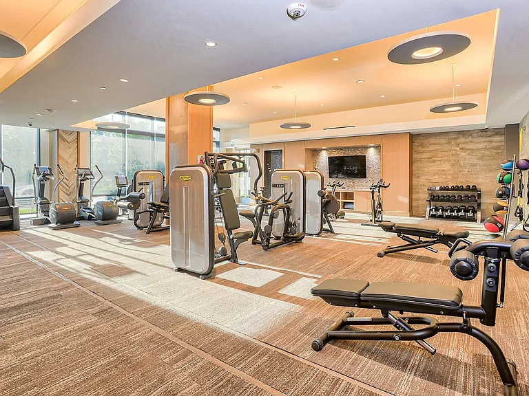 Spin bikes, weights and tablet-integrated cardio equipment to cater to all fitness levels
