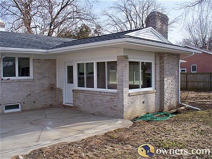 rear of home
