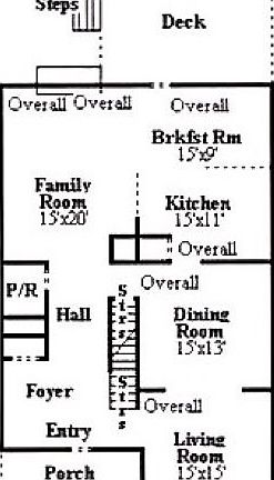 main level floorplan