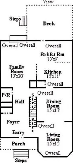 main level floorplan