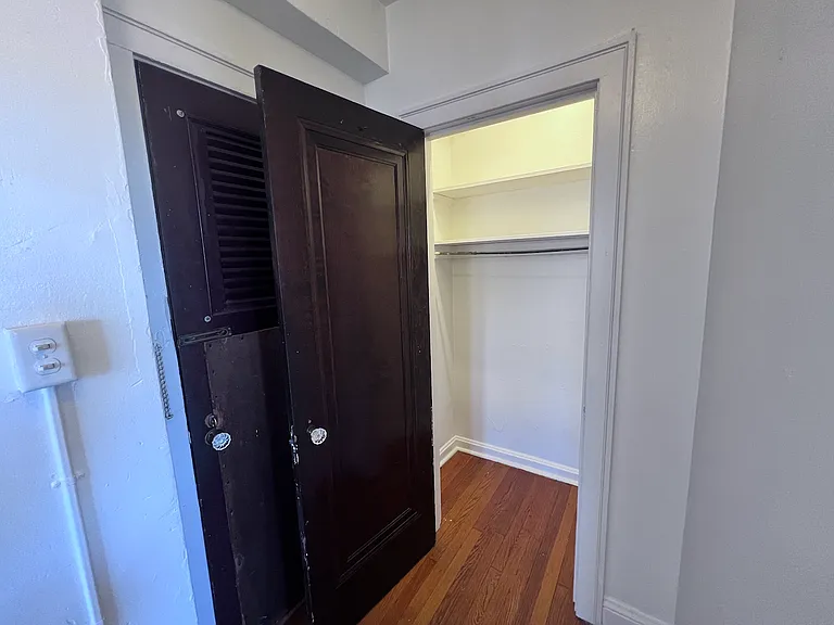 Another closet located by the entry door.