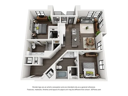 Floor plan Cashmere (C5)