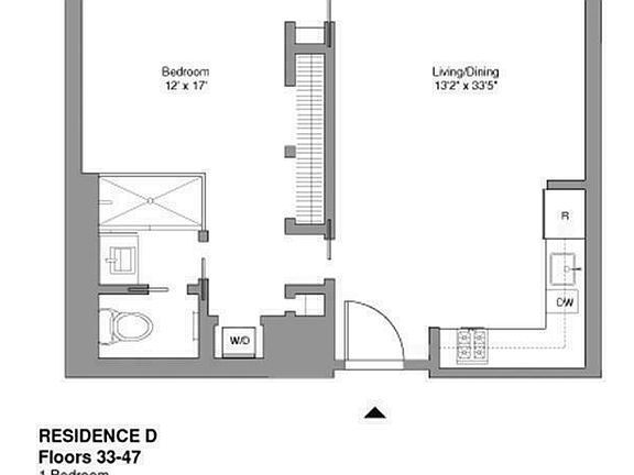 2nd image of 123 Washington St APT 33D