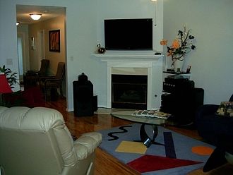 vaulted ceilings/fireplace