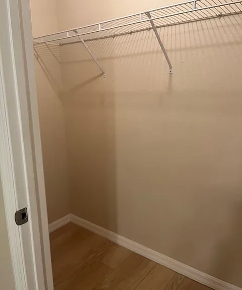 Master walk-in closet.