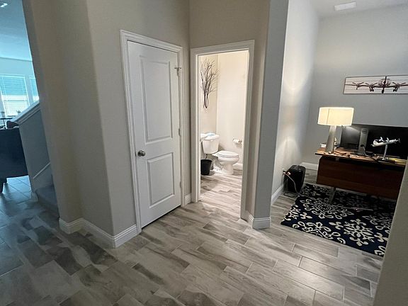 Half bath and front office