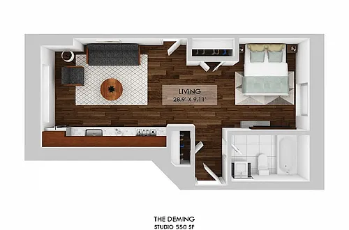 Floor plan Studio