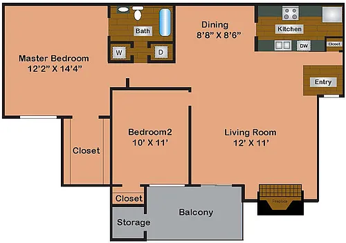 Floor plan B1 Upgrade