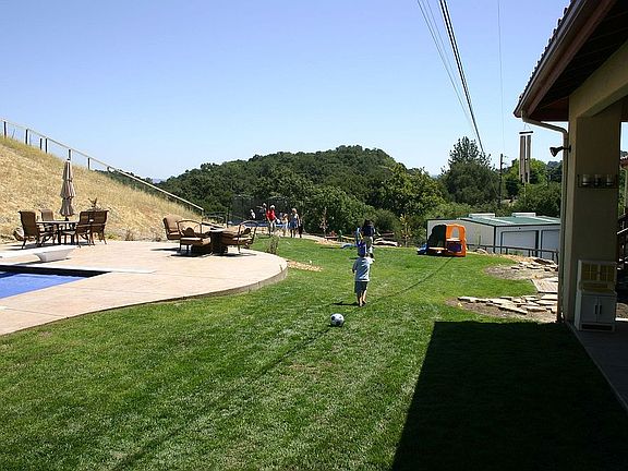 August 2006, the grass is growing.