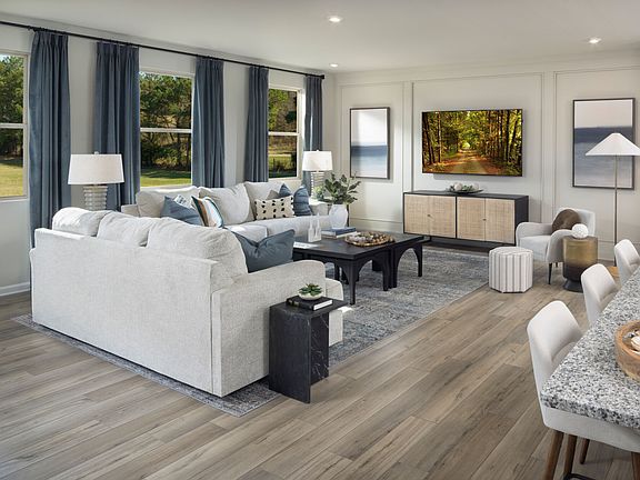 Appalachian model great room.