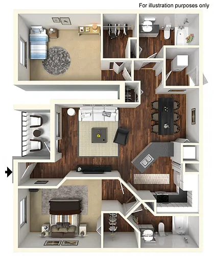Floor plan 2B