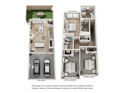 Floor plan C1A