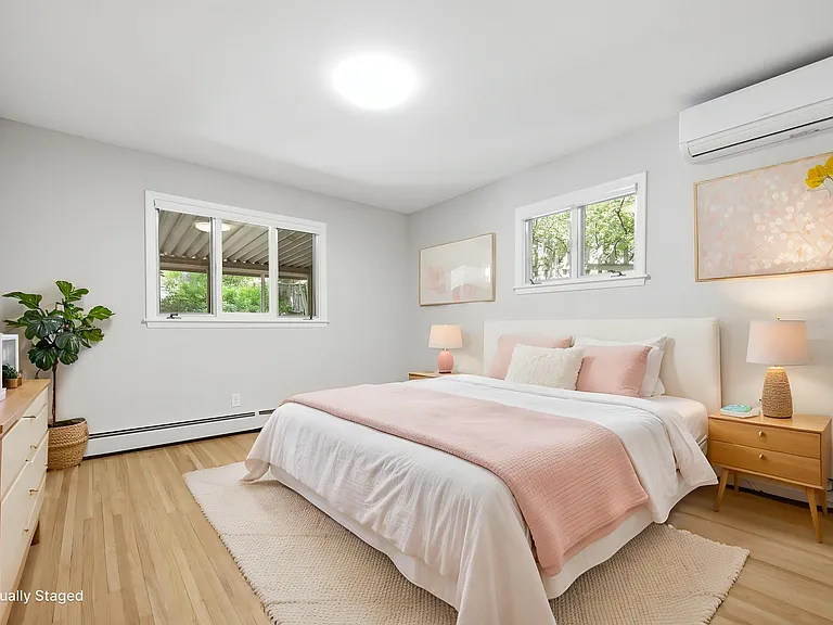 Primary bedroom with over-sized closet