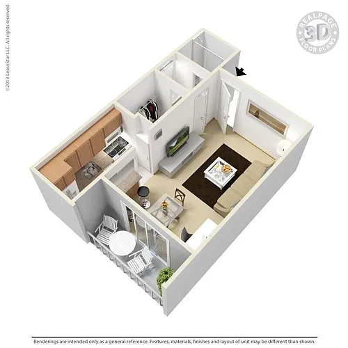 Floor plan Studio