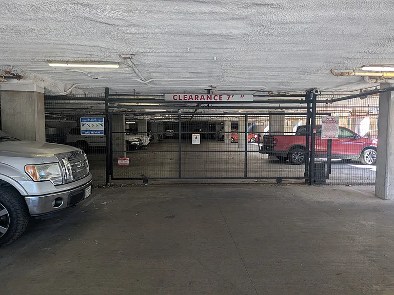 Gated secured parking