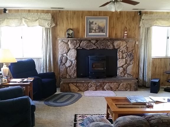 Living Room with Pellet Stov