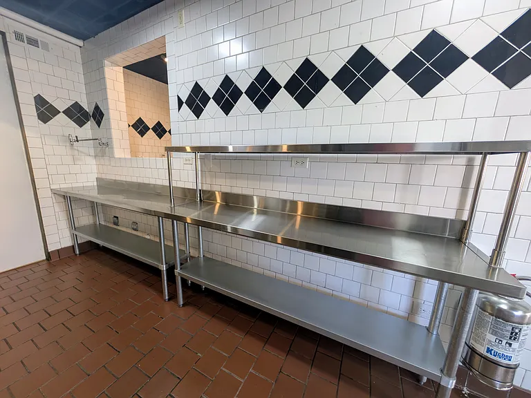 Stainless steel tables
