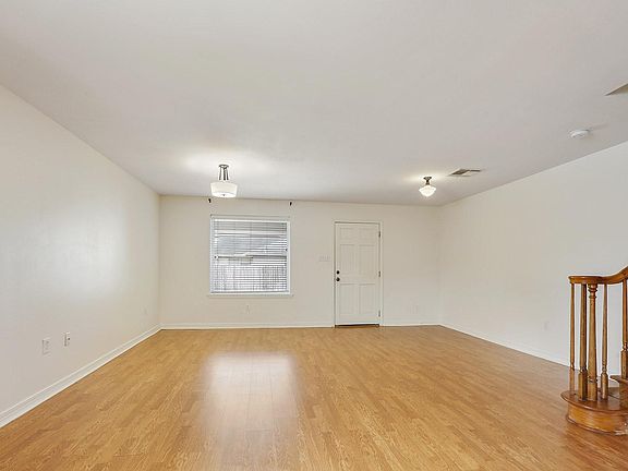 another view of open living/dining area
