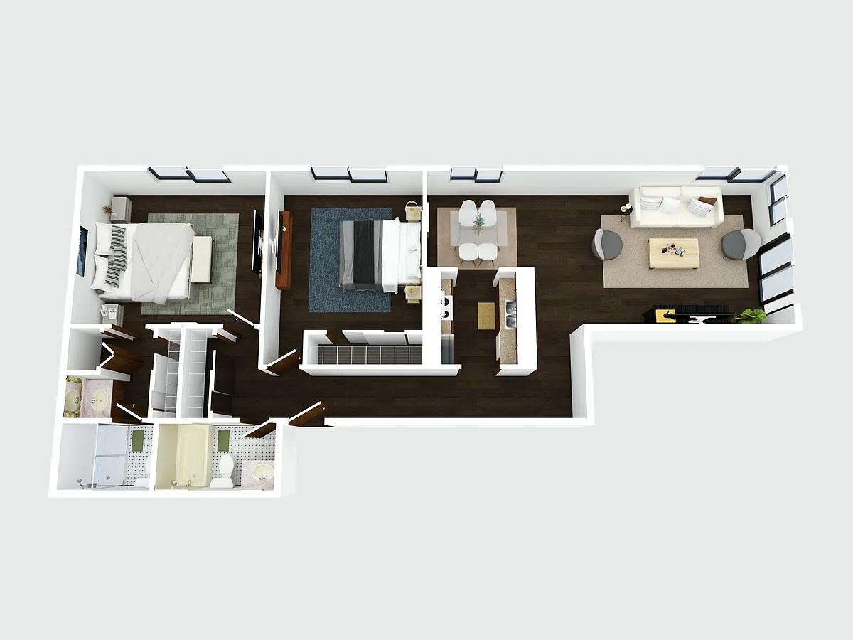 Floor plan 2X2