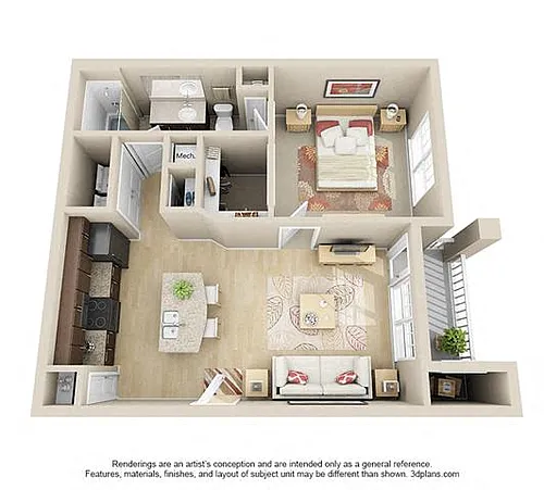 Floor plan A1a
