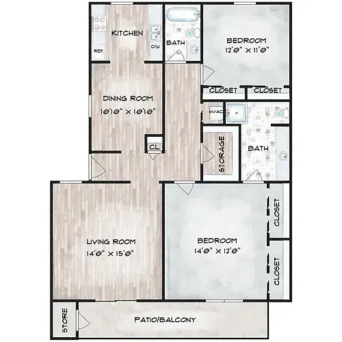 Floor plan B10